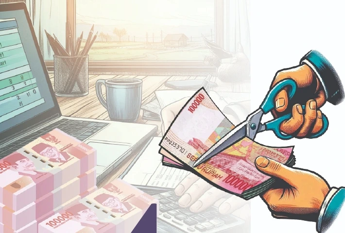 Ironi Pangkas Anggaran, MBC dan Risiko Fiskal (Grafis: Andrew B)