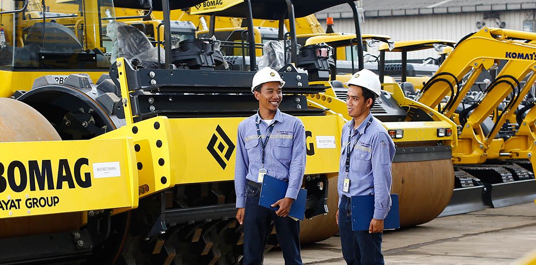 Ilustrasi mesin konstruksi milik PT United Tractors Tbk atau UNTR. Foto: Dok UT