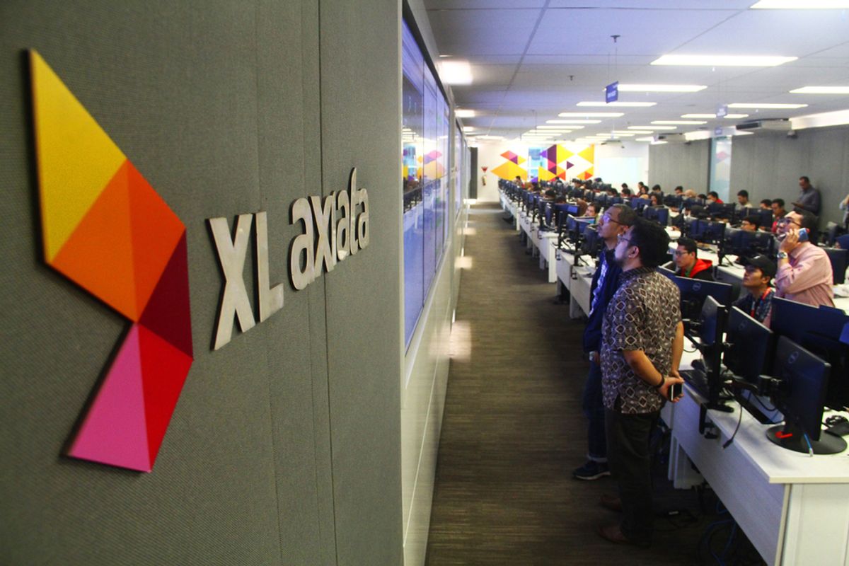 Ilustrasi PT XL Axiata Tbk atau EXCL. Foto: Dok EXCL