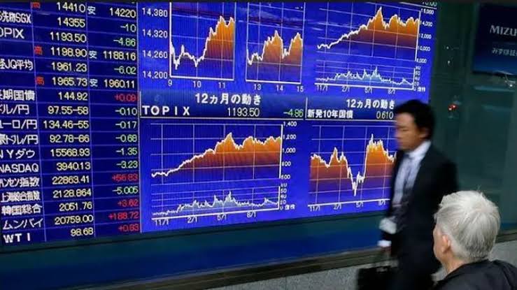 Ilustrasi Bursa Asia.