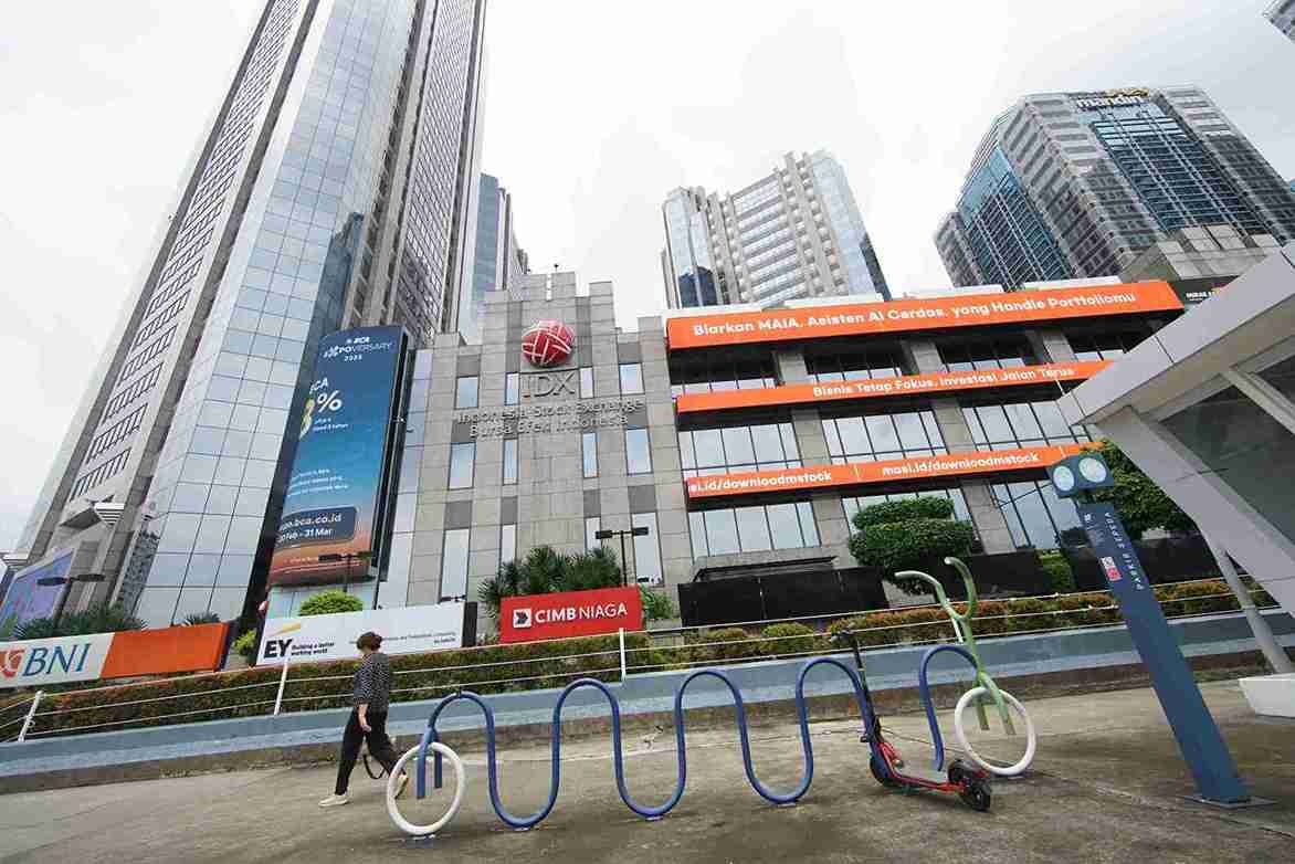Gedung Bursa Efek Indonesia (BEI) di Jalan Jenderal Sudirman, Jakarta Pusat, Kamis, 6 Maret 2025. (Foto: Kabarbursa/Abbas Sandji)