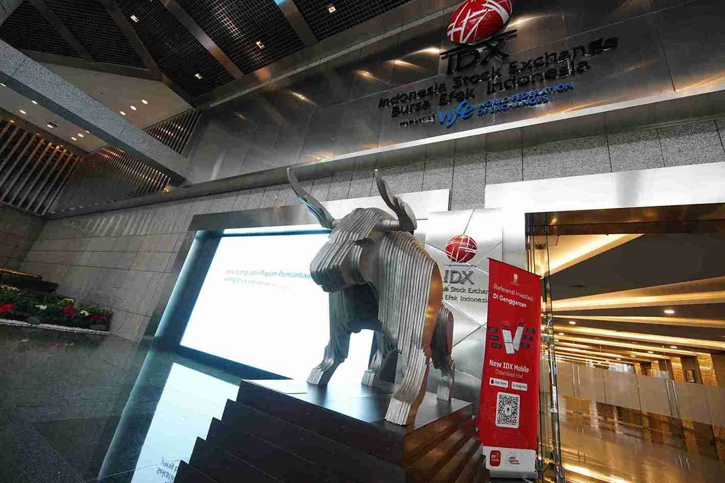 Hall Bursa Efek Indonesia di Bilangan SCBD, Jakarta Selatan. Foto: KabarBursa/Abbas