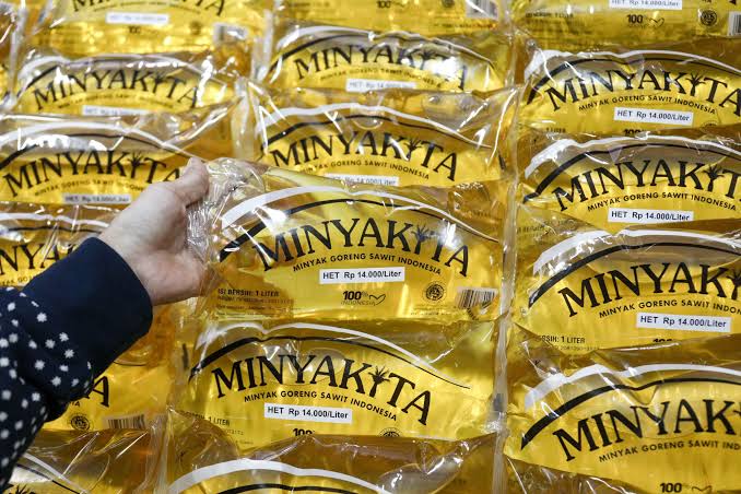Tumpukan MinyaKita.