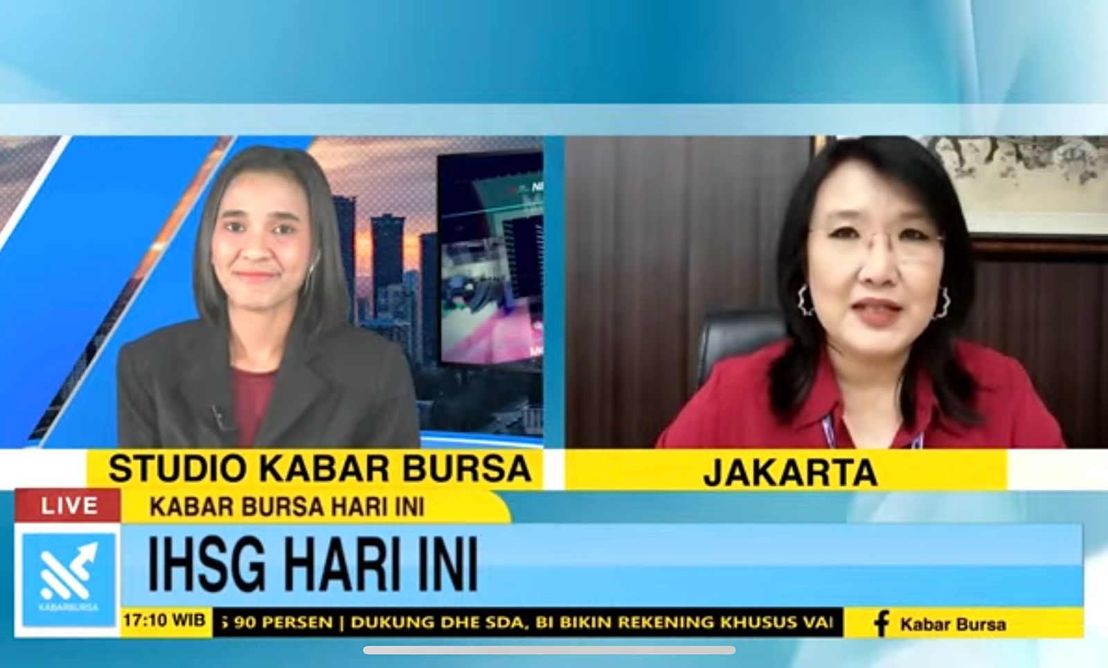 Tangkapan layar program Kabar Bursa Hari Ini (KBHI) di YouTube Kabar Bursa, Selasa, 11 Maret 2025. Head of Research Kiwoom Sekuritas Indonesia, Liza Camelia Suryanata, membahas faktor-faktor yang menyebabkan IHSG melemah, termasuk dampak kebijakan tarif Trump dan wacana kenaikan royalti Minerba yang menekan saham-saham tambang. Sumber: YouTube Kabar Bursa.