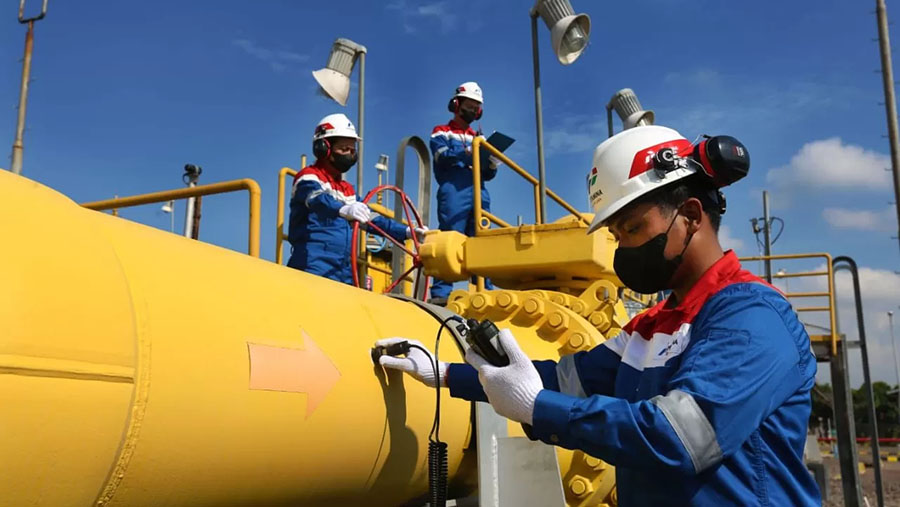 Ilustrasi pekerja PT Perusahaan Gas Negara (PGN). Foto: Dok PGAS