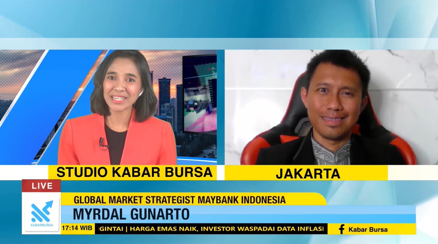 Global Market Strategist Maybank Indonesia, Myrdal Gunarto, dalam Dialog Analis Kabar Bursa Hari Ini, Rabu, 12 Maret 2025. (Foto: Tangkapan Layar YouTube)