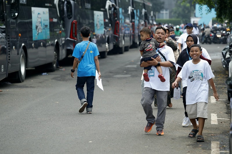  Program tahunan ini membuka kesempatan bagi masyarakat untuk merayakan Idulfitri 1446 Hijriah di kampung halaman. Foto: Dok PLN