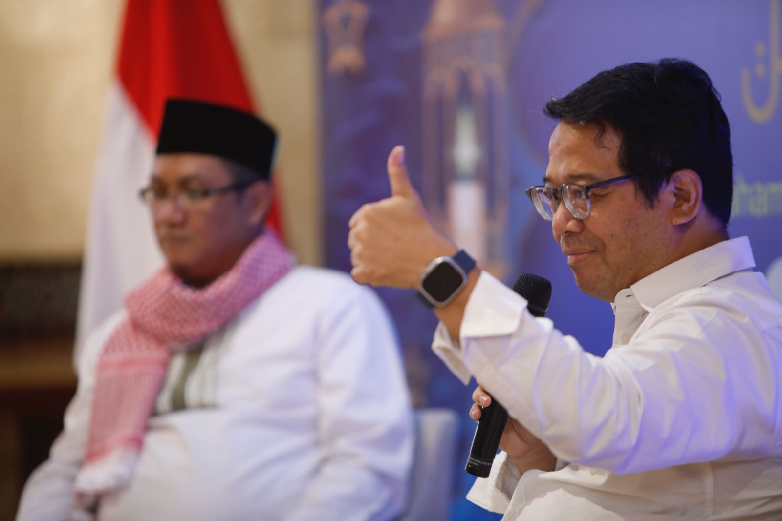 Kepala Divisi Pasar Modal Syariah Bursa Efek Indonesia (BEI), Irwan Abdalloh, saat menjadi narasumber acara Nyantri Saham bareng Kabar Bursa" yang digelar di Masjid Istiqlal, Jakarta Pusat, pada Sabtu, 15 Maret 2025. (Foto: Kabarbursa/Abbas Sandji)