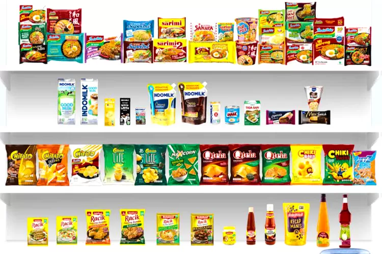Beberapa produk dari Indofood. Foto: Dok INDF