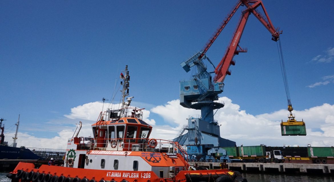 Salah satu kapal yang dikelola oleh PT Jasa Armada Indonesia Tbk (IPCM). (Foto: Dok. Pelindo)
