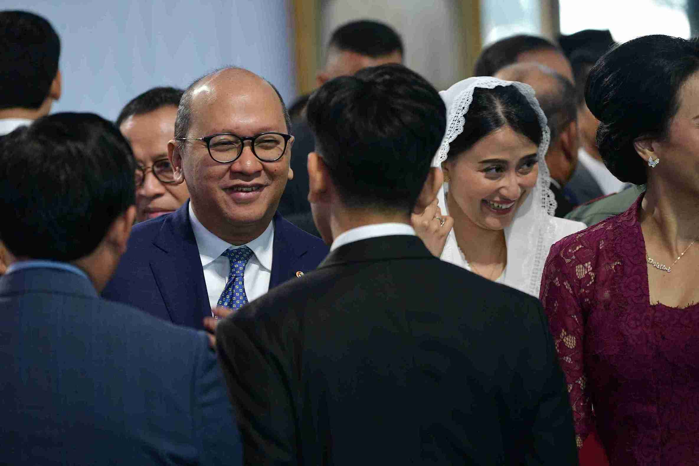 Presiden Prabowo meluncurkan Danantara di Istana Negara, Senin (24/2/2025). Peluncuran tersebut di Hadiri Mantan-mantan Presiden dan Wakil Presiden RI beserta para Menteri Prabowo. Foto: Kabar Bursa/Abbas Sandji