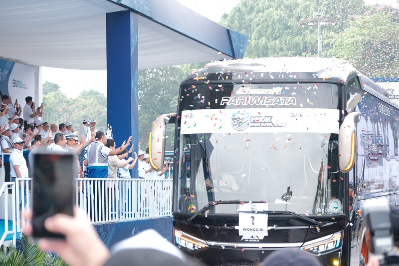 Program Mudik Bersama Grup MIND ID tahun ini memang istimewa—perjalanan terasa lebih nyaman dan aman berkat armada bus 