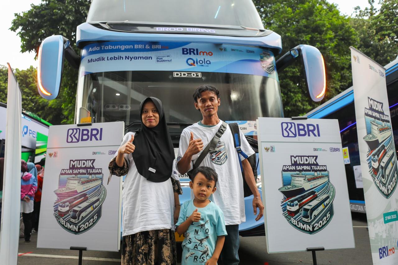 BRI Siapkan 170 bus ke berbagai kota di Pulau Jawa dan Sumatera.