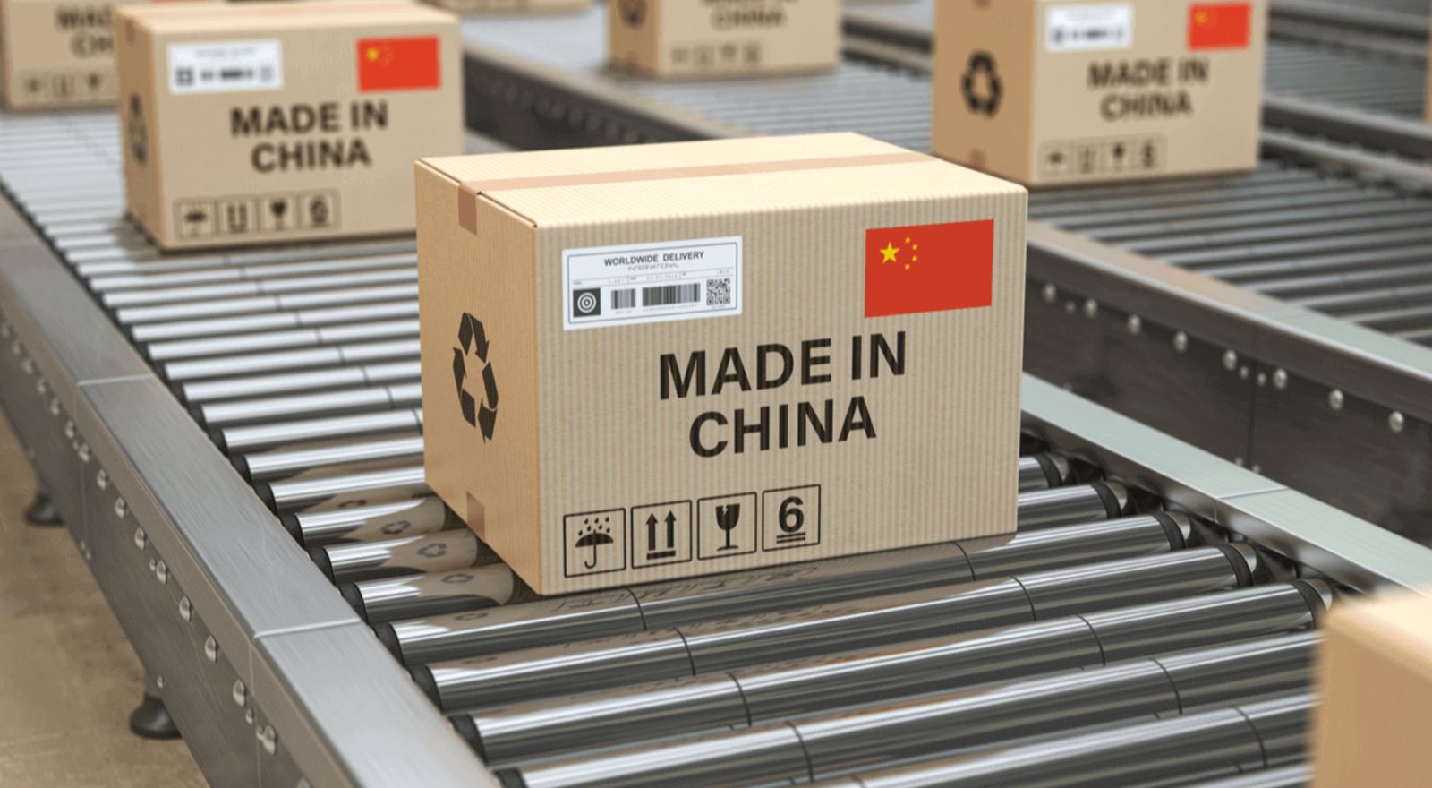 Ilustrasi barang buatan China. Foto: WISE.