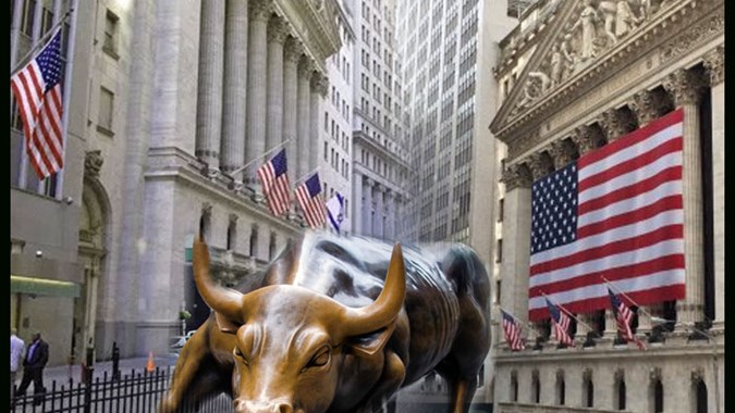 Bull, ikon Indeks Saham Amerika Serikat.