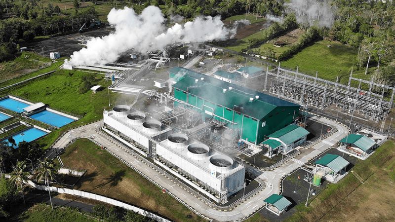 Pabrik milik PT Pertamina Geothermal Energy Tbk. Foto: Dok PGEO