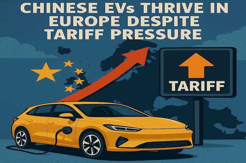 Ilustrasi kenaikan penjualan mobil China di Eropa. (Foto: doc Kabar Bursa)