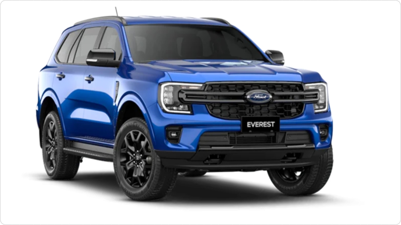 Ford Everest Sport terbaru resmi meluncur di Indonesia. Jadi penantang baru Toyota Fortuner dan Mitsubishi Pajero Sport. (Foto: dok. Ford)