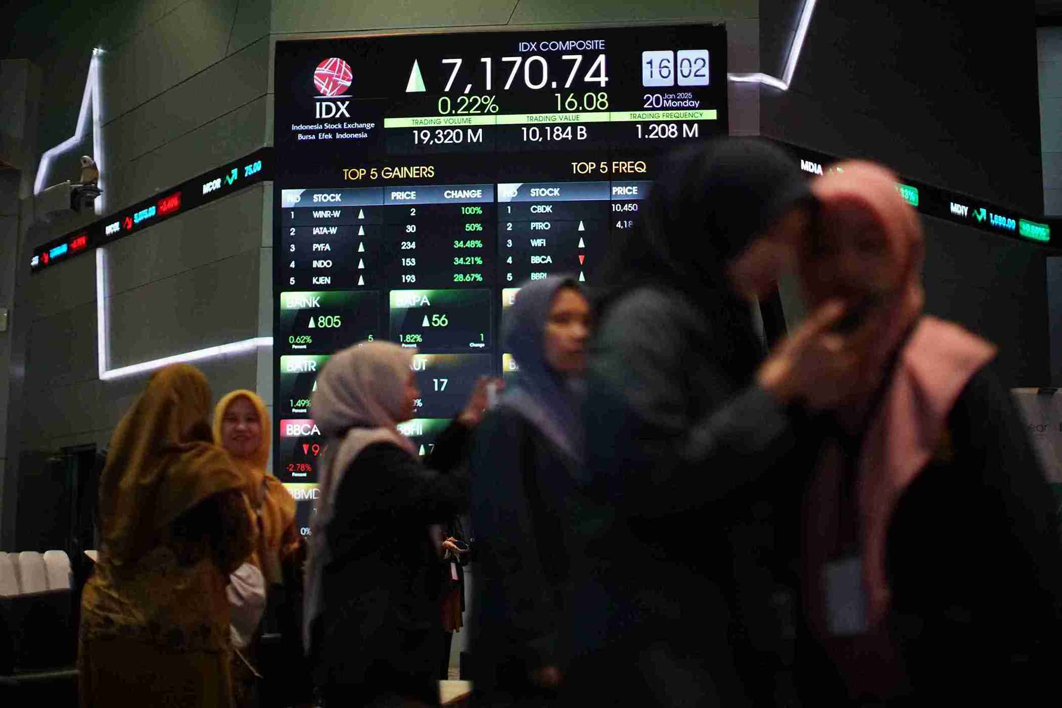Hall Bursa Efek Indonesia di Bilangan SCBD, Jakarta Selatan. Foto: KabarBursa/Abbas