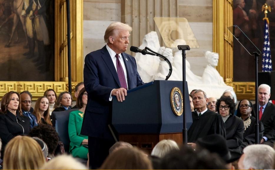 Pernyataan Trump soal kesepakatan dagang dengan China picu respons pasar, meski tensi tarif belum mereda. Sumber: Dok. Kedutaan Besar AS di Vietnam.