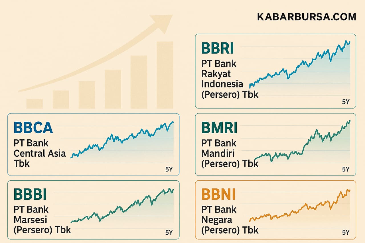 Ilustrasi kinerja bank-bank besar. (Gambar dibuat oleh AI untuk KabarBursa.com)