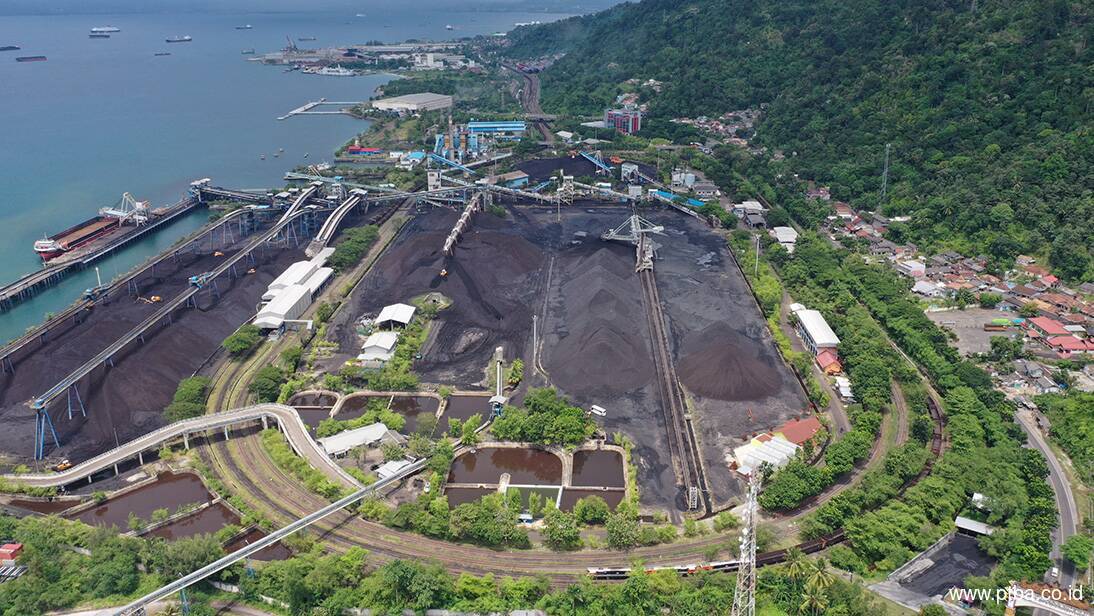 Salah satu fasilitas batu bara milik PT Bukit Asam Tbk atau PTBA. Foto: Dokumentasi PTBA