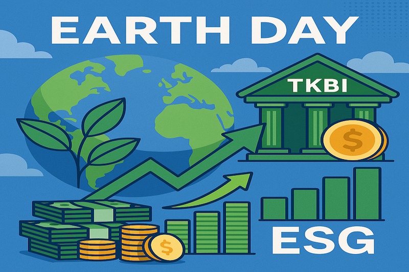 Hari bumi, implementasi ESG dan Taksonomi Keuangan Berkelanjutan Indonesia (TKBI). Foto dibuat oleh AI untuk Kabar Bursa.