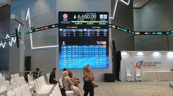 IHSG tadi pagi dibuka hijau dan ditutup turun tipis pada perdagangan Kamis, 24 April 2025. Foto: Kabar Bursa/Hutama Prayoga