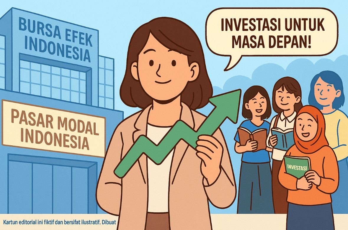 BEI menggelar HERSHARE 2025 untuk memperluas inklusi dan literasi keuangan perempuan di pasar modal. Gambar dibuat oleh AI untuk KabarBursa.com