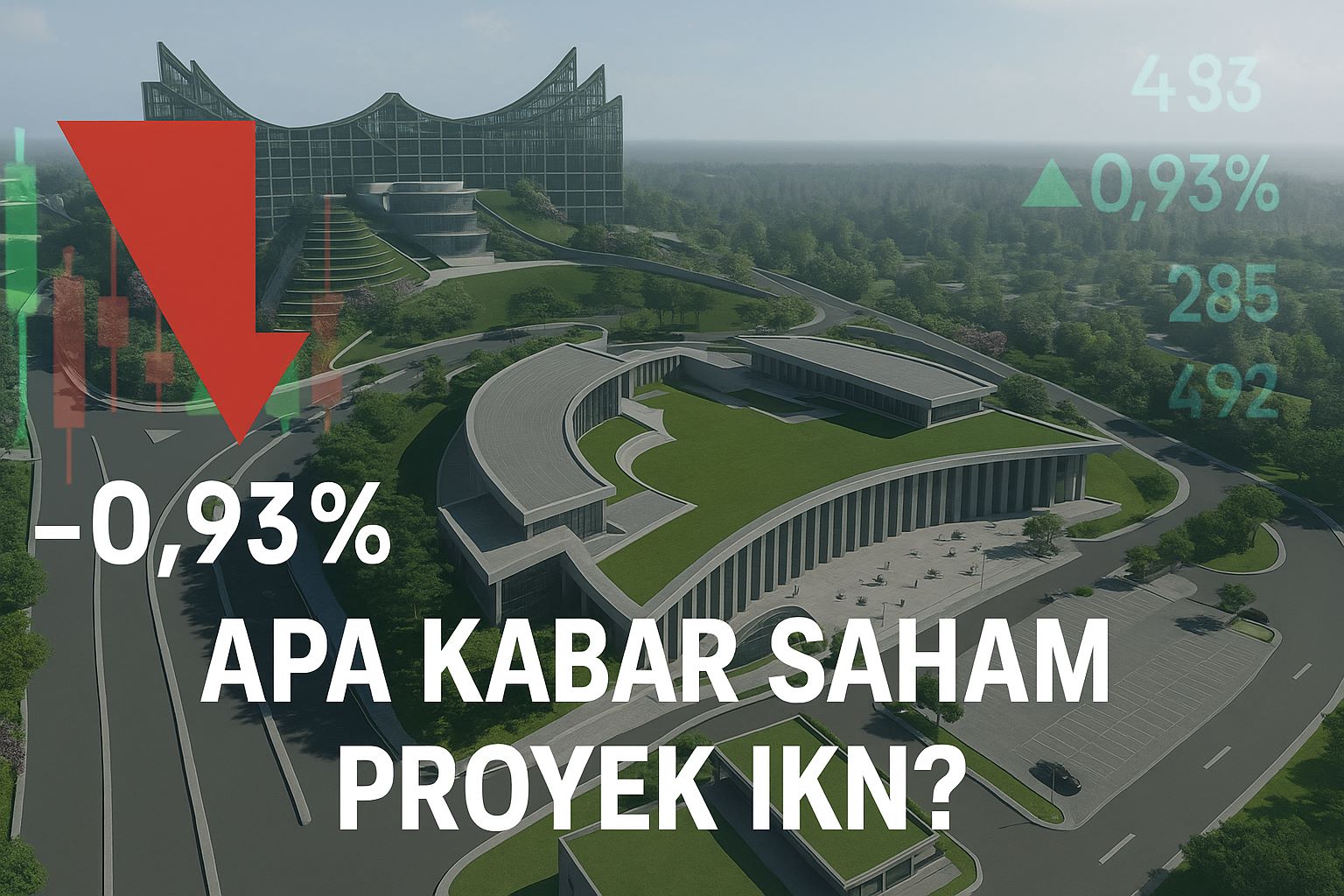 Ilustrasi: Apa kabar saham proyek IKN? (Foto: AI untuk KabarBursa)