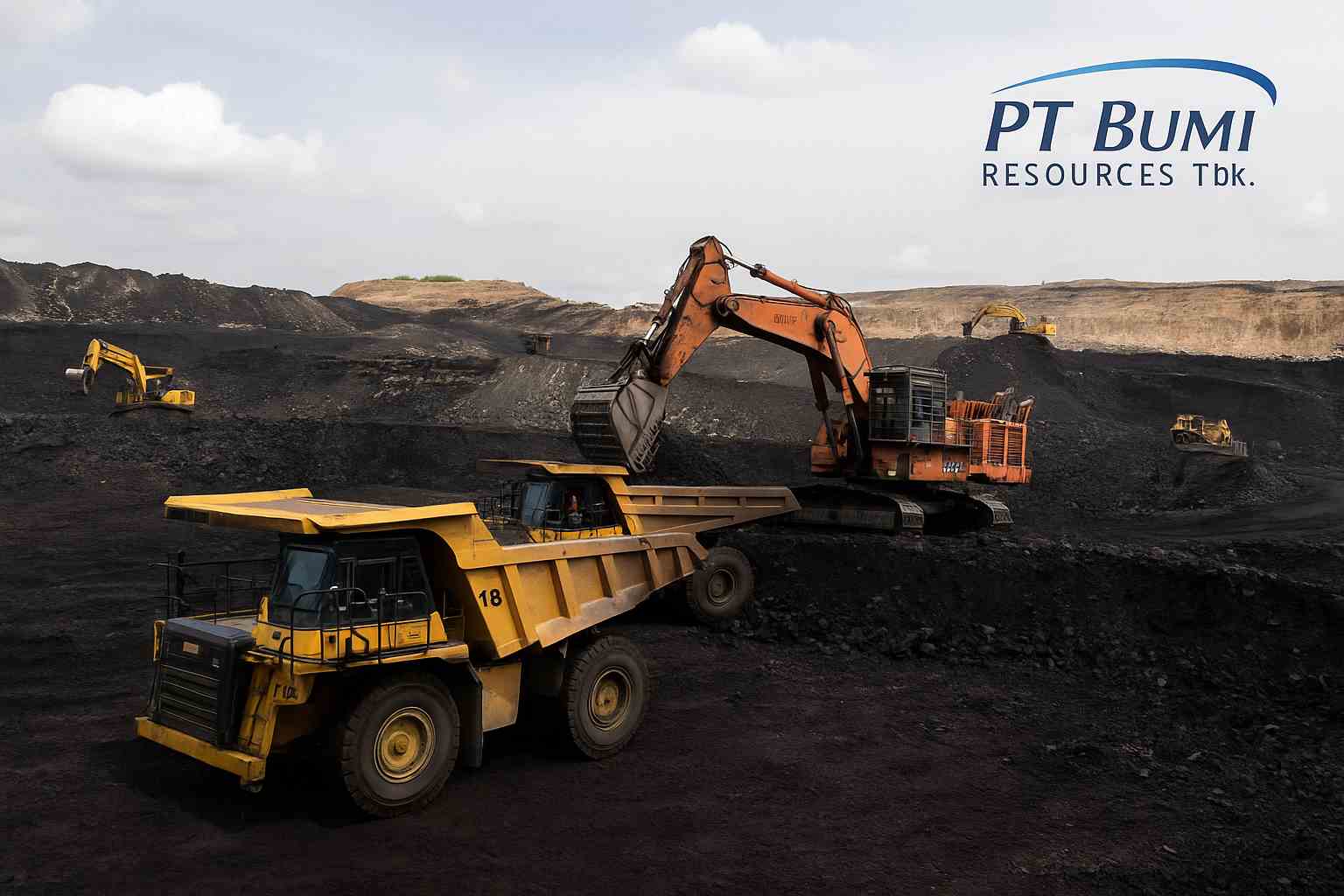 Ilustrasi PT Bumi Resources Tbk (BUMI). (Gambar dibuat oleh AI untuk KabarBursa.com)