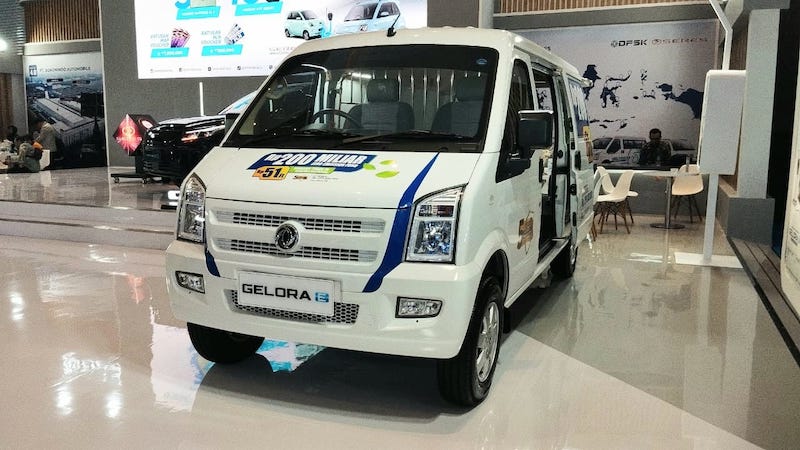 Gelora E, mobil listrik niaga andalan DFSK yang bakal menghadapi Wuling EV Van. Foto: KabarBursa.com/Harun