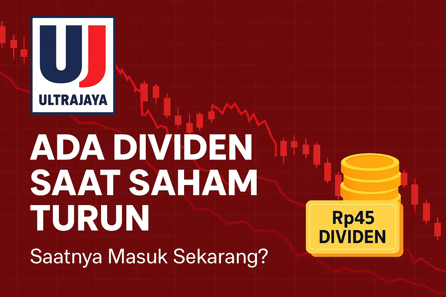 Ilustrasi: Ada dividen saat saham ULTJ turun, saatnya masuk sekarang? (Foto: AI untuk KabarBursa)