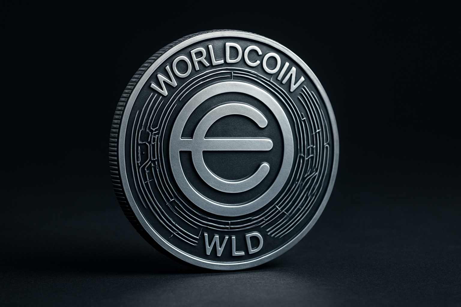 Ilustrasi Worldcoin atau WLD. (Gambar dibuat oleh AI untuk KabarBursa.com)
