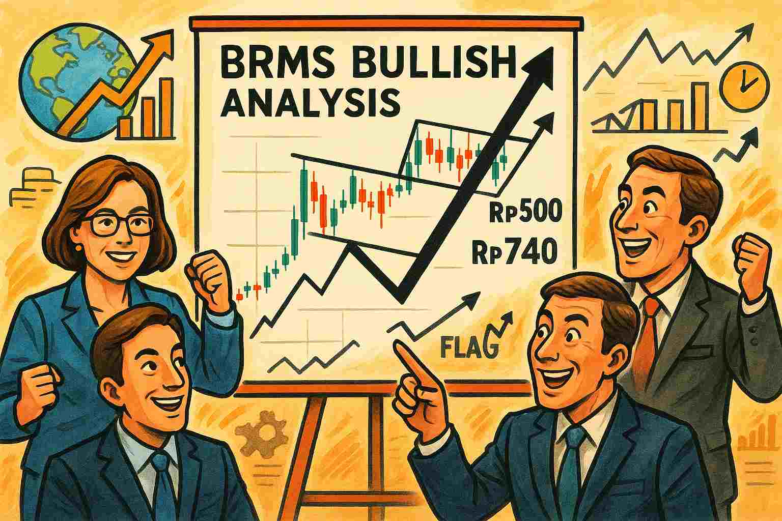 Ilustrasi PT Bumi Resources Minerals Tbk (BRMS). (Gambar dibuat oleh AI untuk KabarBursa.com)