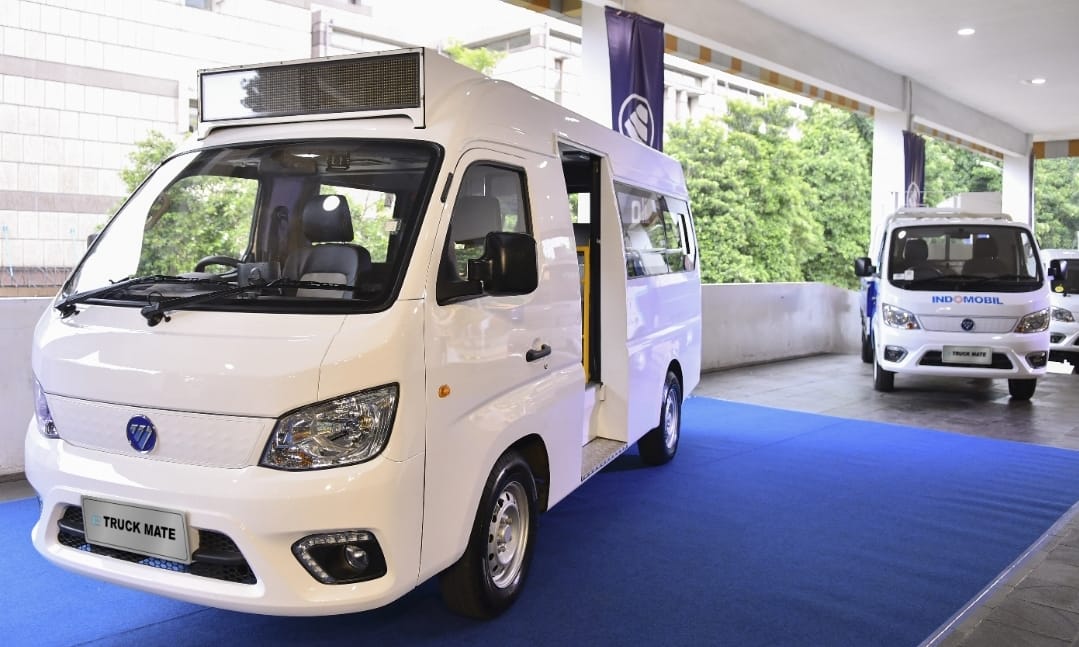 Mobil listrik Foton eTruckmate bakal diuji coba untuk layanan Mikrotrans di Jakarta. Intip spesifikasi dan harganya. Foto: dok. Indomobil.