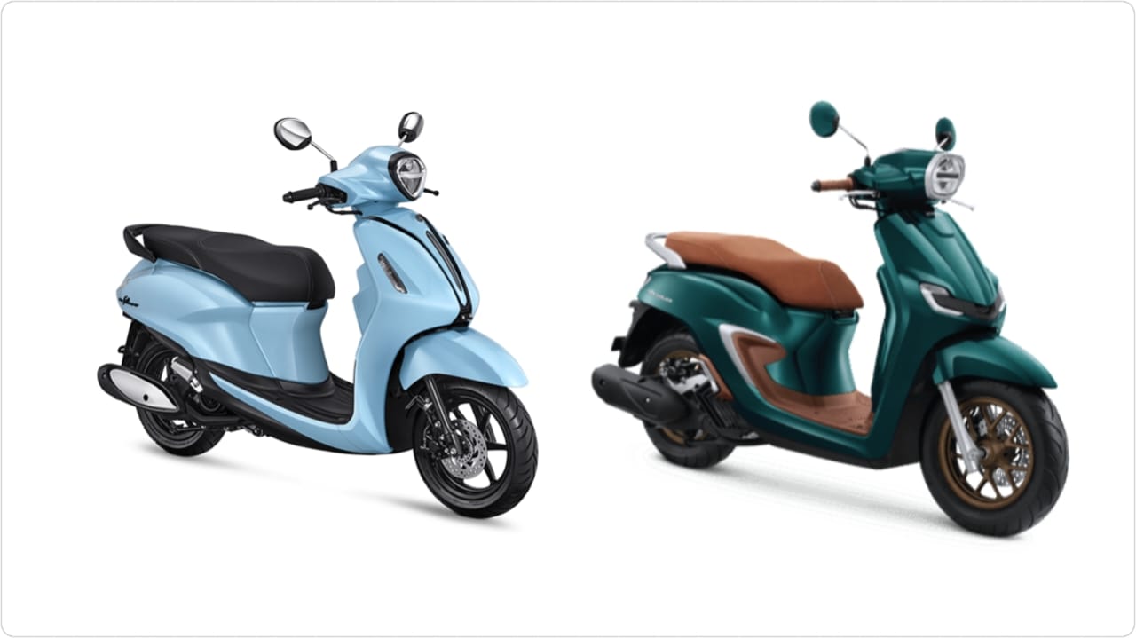 Komparasi Honda Stylo 160 vs Yamaha Grand Filano, siapa lebih menarik? Foto: kolase dari dok. AHM dan Yamaha.