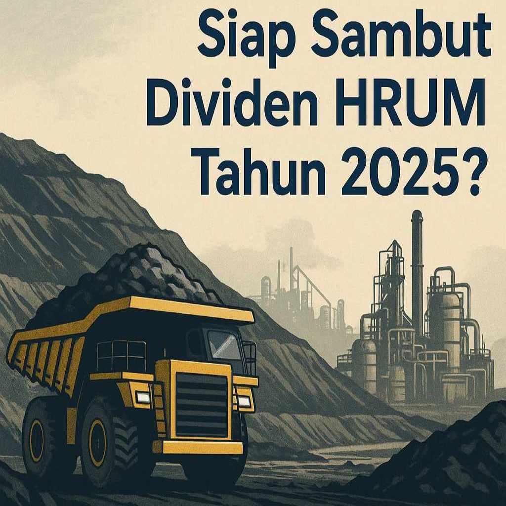 Ilustrasi tambang batu bara dan fasilitas nikel Harum Energy, menggambarkan prospek dividen tahun buku 2024 yang akan dibahas dalam RUPST 27 Mei 2025. (Ilustrasi: KabarBursa/AI Visual)