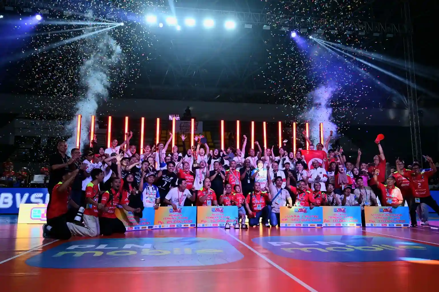 Pertamina Enduro meraih gelar juara Proliga 2025 yang diselenggarakan di GOR Amongrogo Yogyakarta, Sabtu, 10 Mei 2025. Foto: Istimewa 
