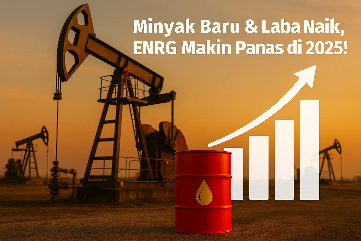 Ilustrasi Energi Mega Persada Tbk atau EMP (IDX ENRG) yang baru saja menemukan ladang minyak baru di Riau.