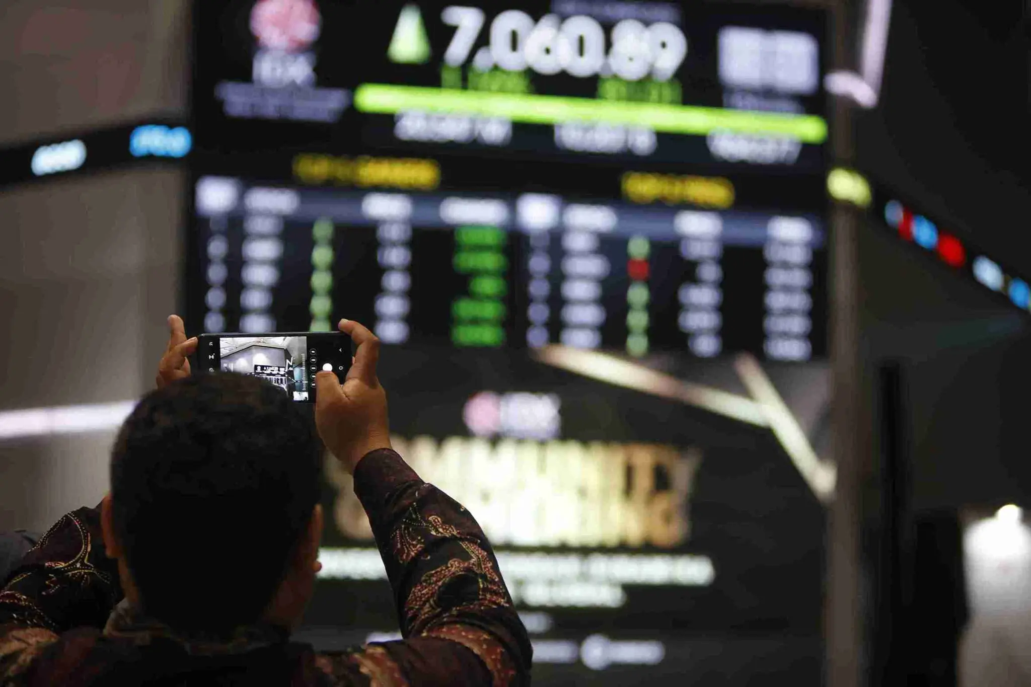 Indeks Harga Saham Gabungan (IHSG) terus melesat ke zona aman. (Foto: KabarBursa/Abbas Sandji)