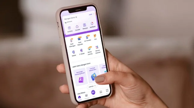 Aplikasi bank digital krom. Foto: dok Bank Krom