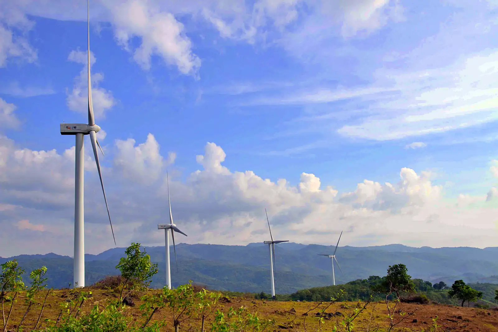 Pembangkit Listrik Tenaga Bayu (PLTB) Sidrap yang berlokasi di Sidenreng Rappang, Sulawesi Selatan. (Foto: KabarBursa/Abbas Sandji)