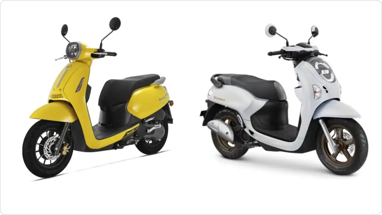 Komparasi Skutik Retro Modern dari Italia dan Jepang, Honda Scoopy melawan Benelli Panarea. Mending pilih mana? Foto: kolase dok. Benelli dan AHM.