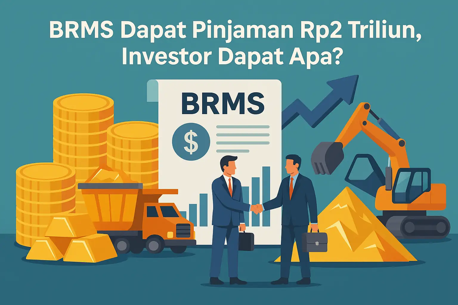 Ilustrasi kinerja keuangan PT Bumi Resources Minerals Tbk (BRMS)