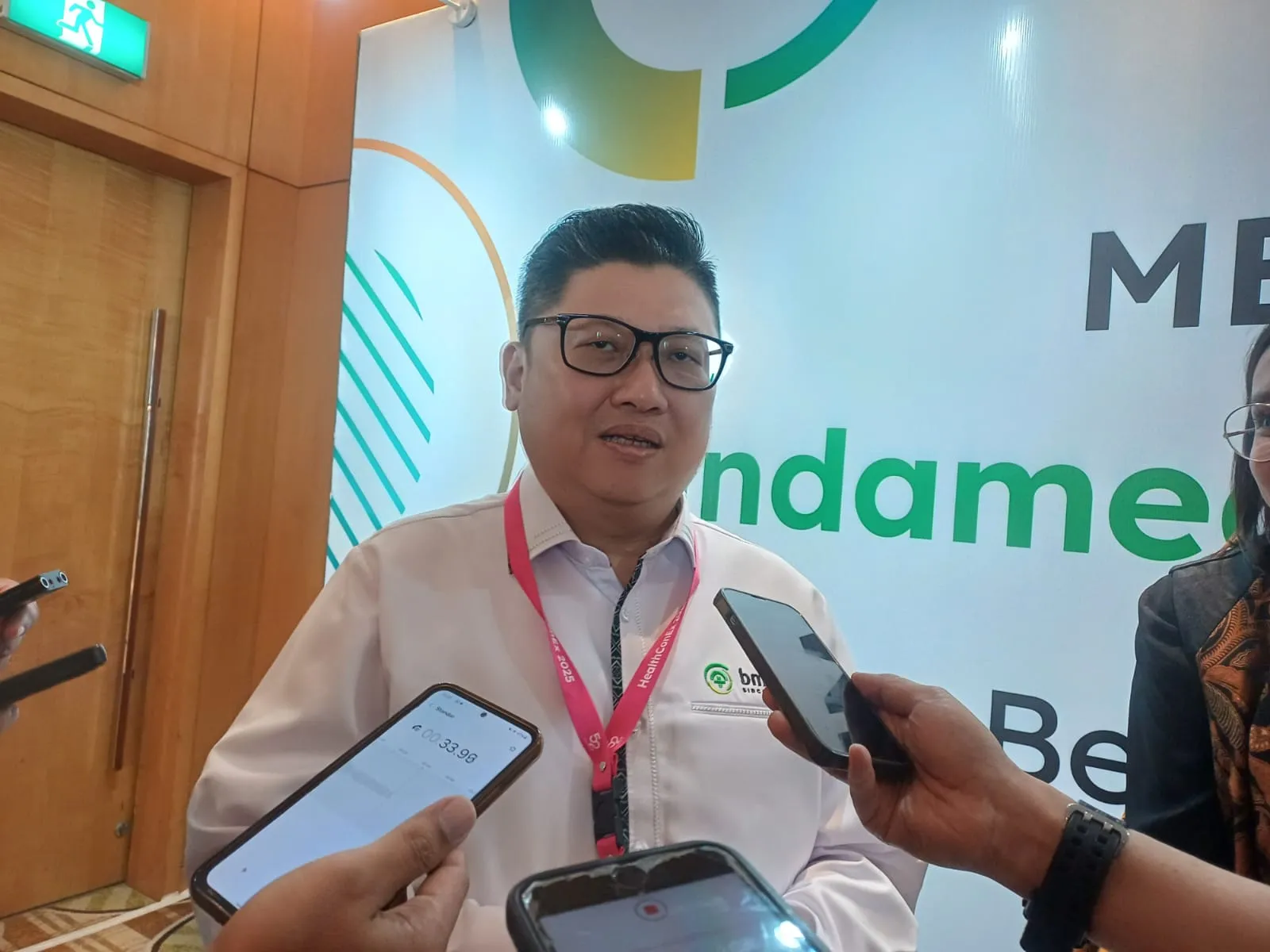 Direktur Keuangan BMHS, Cuncun Wijaya di Hotel The Westin, Jakarta pada Sabtu, 24 Mei 2025. (Foto: KabarBursa/Desty Luthfiani
