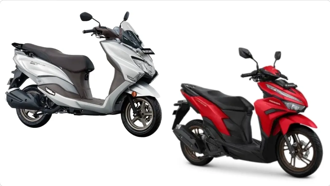 Perbandingan Honda Vario 125 VS Suzuki Burgman Street. Foto: Istimewa.