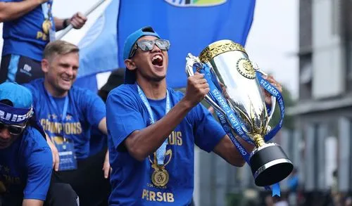 Euforia Persib Bandung usai menang Liga 1 tahun ini. (Foto: Dok Persib) 
