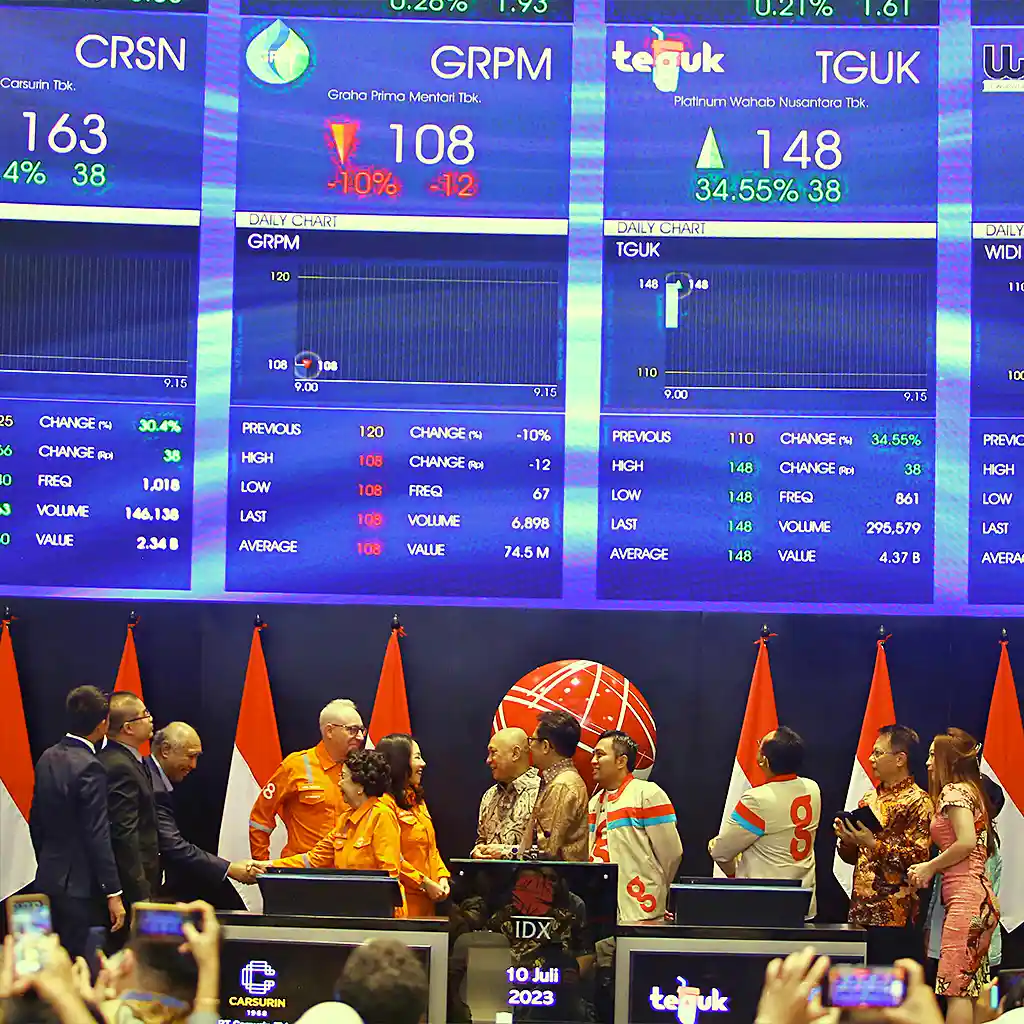 Suasana IPO PT Platinum Wahab Nusantara Tbk (TGUK). (Foto: Dok. Teguk)