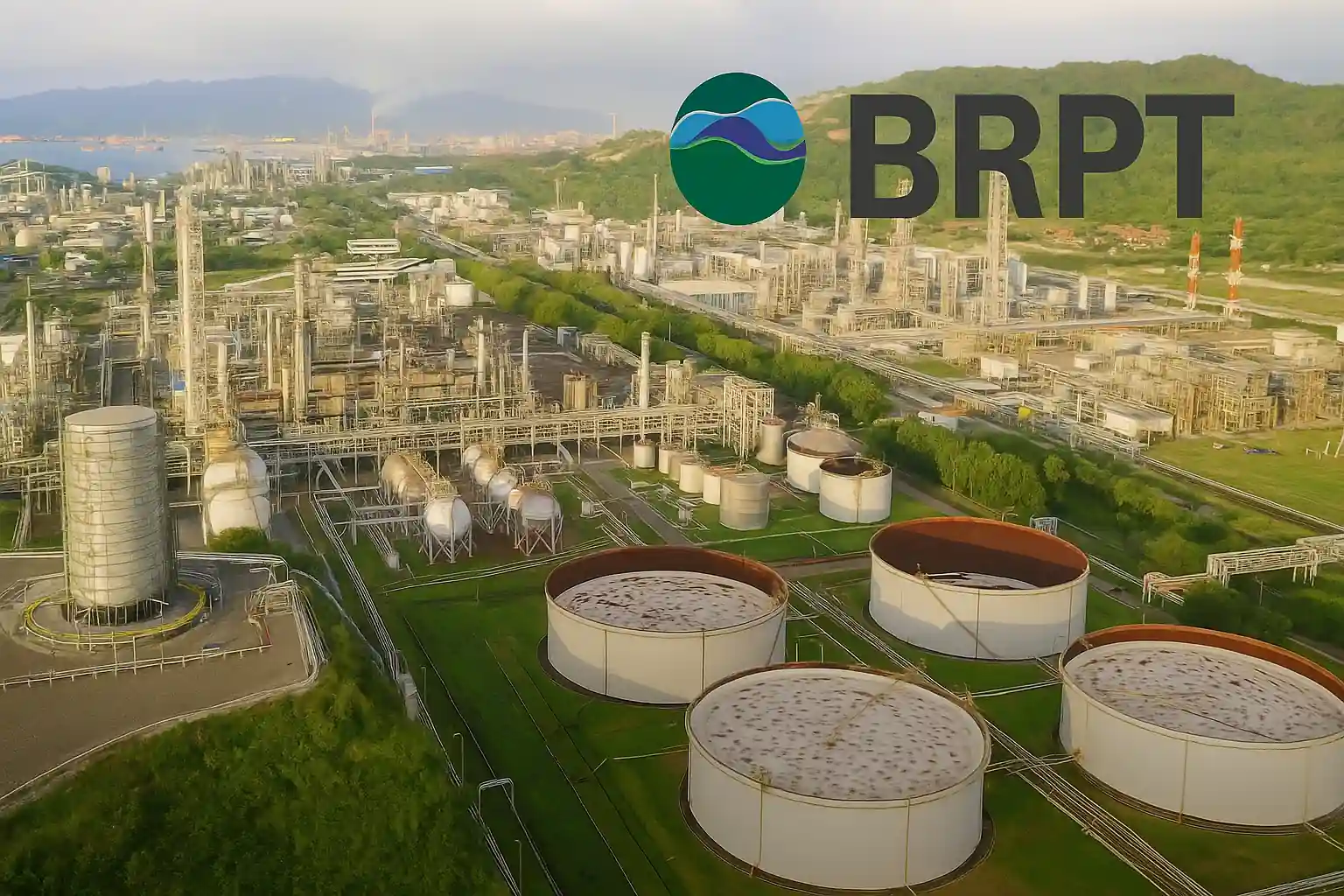 Kawasan industri petrokimia milik Barito Pacific Group yang menjadi bagian dari rantai produksi PT Chandra Asri Petrochemical Tbk di Cilegon, Banten. Anak usaha